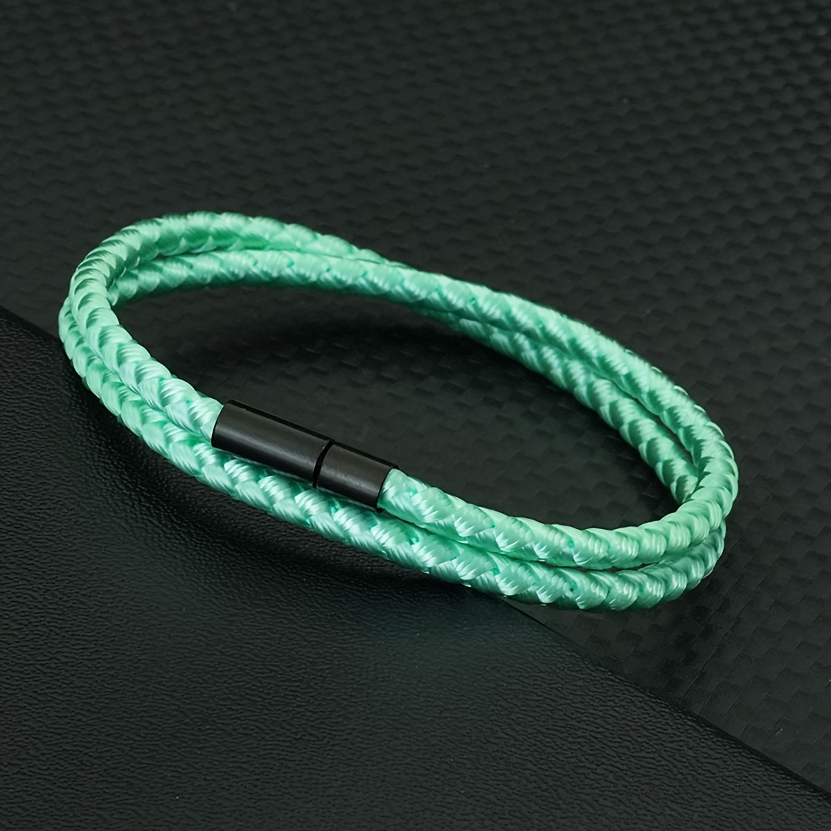 Simple Keel Rope Bangle Bracelet for Men